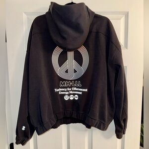 Lululemon x mad happy relaxed crop sweatshirt